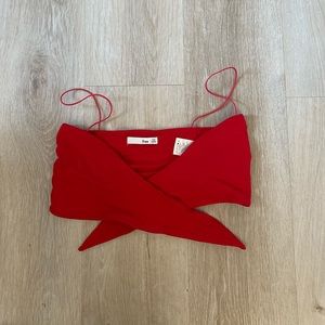 Wilfred free red tie bandeau